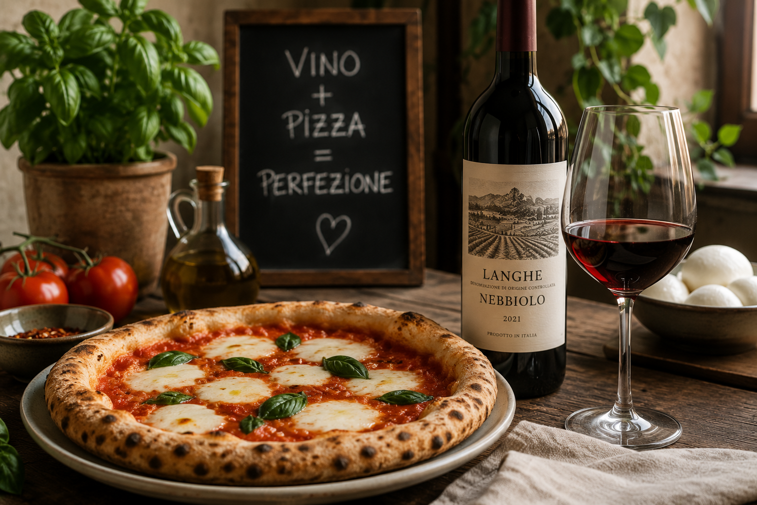 Vin til pizza margherita: sådan finder du den bedste kombination