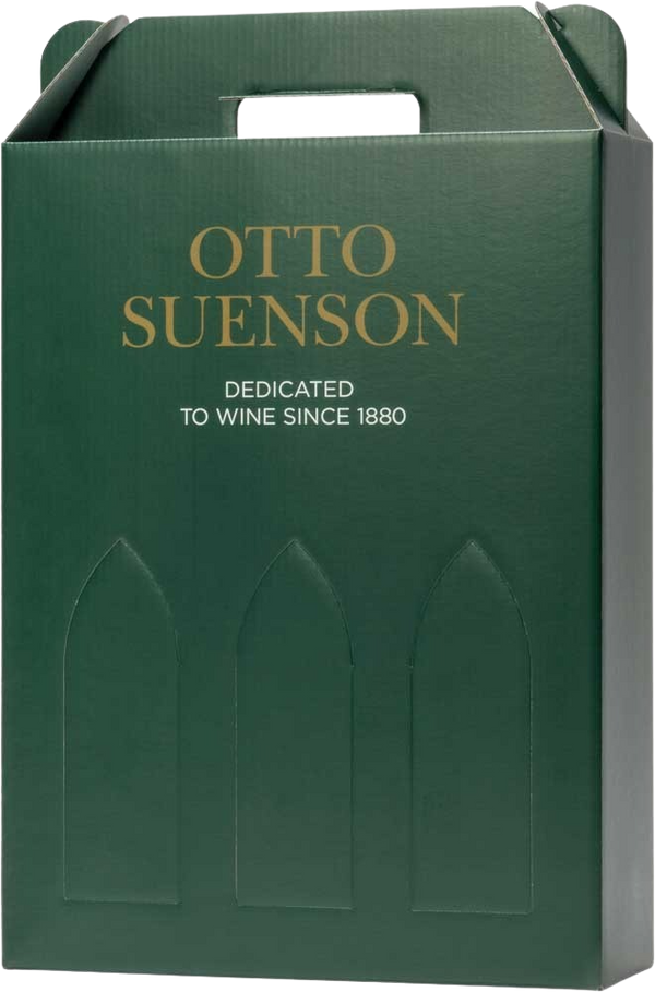 Karton (Geschenkkarton) 3 Fl. grün