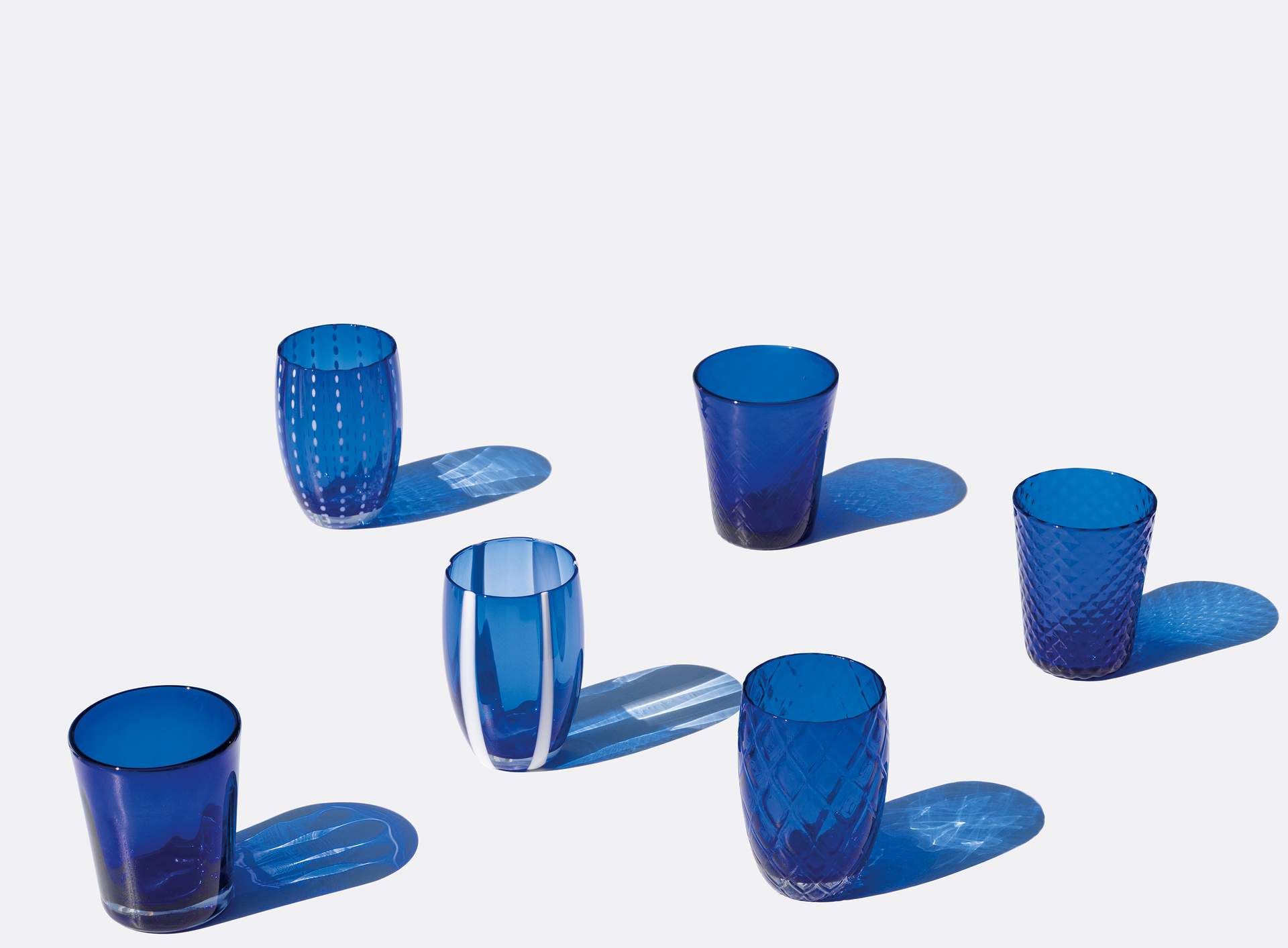 Melting Pot 6 Stk. Einfarbig Blau