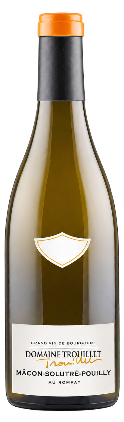 Mâcon-Solutré-Pouilly Au Rompay 2025 – flaskefoto med årstal fjernet