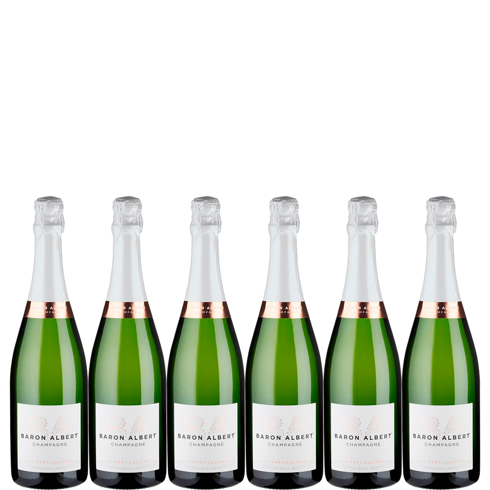 6 Flaschen Champagner Brut La Particulière