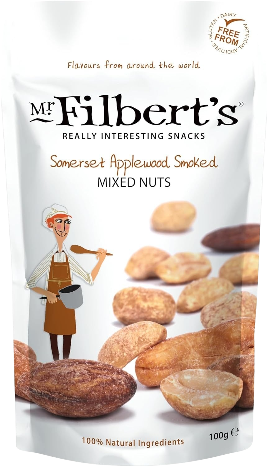 Mr. Filbert's Somerset Apfelholzgeräucherte Nussmischung 110g