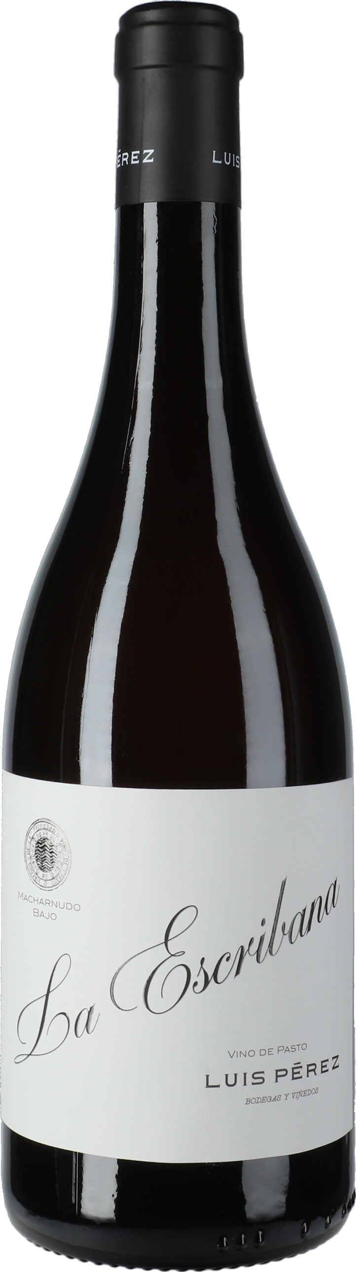 Luis Pérez La Escribana Vino de Pasto
