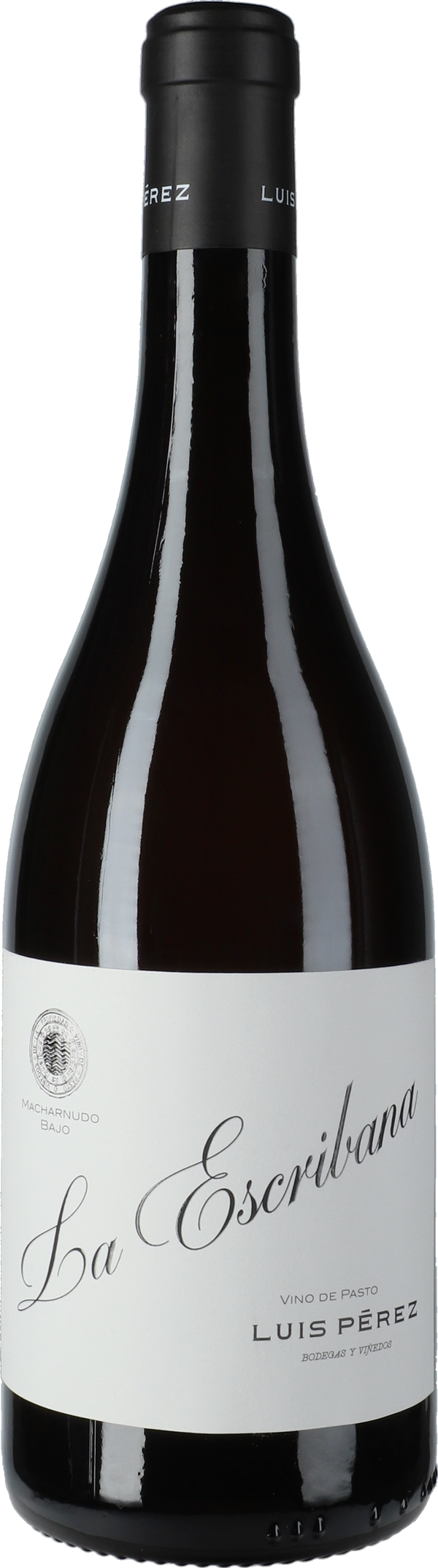 Luis Pérez La Escribana Vino de Pasto