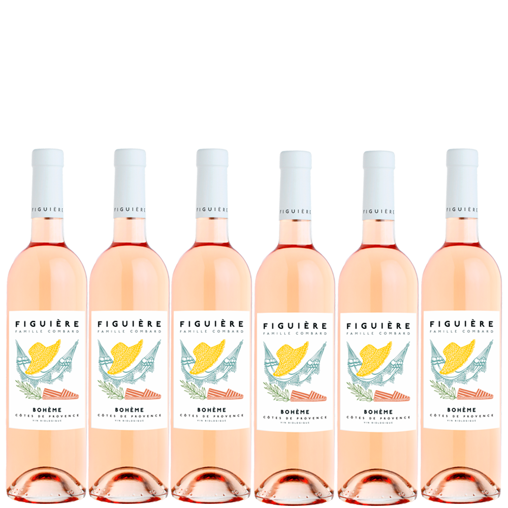 6 Flaschen 2025 Côtes de Provence Rosé Cuvée Bohème